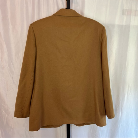 Sag Harbor Wool Blazer and Skirt Set Brown, size 12 - Picture 5 of 11